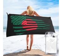 Bath Towel America Flag And Bengal Flag Towels Microfiber Bath Sheet Durability Beach Towel For Spa Beaches For Men Women 80X130Cm