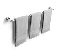 Bath Towel Bar 30 Inch Towel Rack for Bathroom Wall Mounted Bath Towel Holder Modern Towel Rods Chrome Towel Hanger Bathroom Accessories Towel Rails Stainless Steel Single Towel Bars Polished Chrome