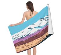 Bath Towel Denali National Park And Reserve Bath Sheet Microfiber Beach Towel Durability Sports Towels For Beaches Swimming Pools Spa 80X130Cm