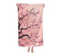 Bath Towel Elegant Cherry Bloom Microfiber Beach Towel Durability Towels For Men Women Beaches Swimming Pools 80X130Cm