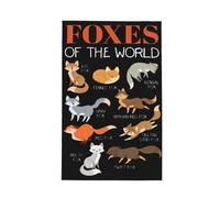 Bath Towel Foxes Of The World Camping Towel Women Men Hand Towels, For Sport, Swimming, Golf, Home, 40x70cm