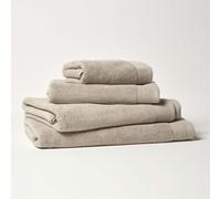 HOMESCAPES Taupe Bath Towel 700 GSM Combed 100% Egyptian Cotton Towel 70 x 130 cm