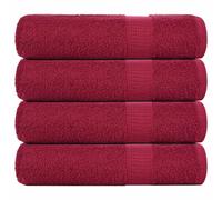 Bath Towels "FROGN" 4 pcs Bordeaux 100x150 cm 360 gsm