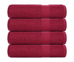 Bath Towels "FROGN" 4 pcs Bordeaux 100x150 cm 360 gsm