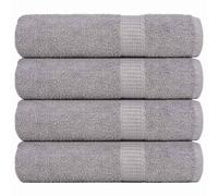 Bath Towels "FROGN" 4 pcs Grey 100x150 cm 360 gsm