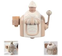 Bath Toy Ice Cream Foam Maker, Ice Cream Bath Toy, Bubble Machine For Bath Tub, Education Cute Bubble Pretend Cake Play Set, Christmas & Birthday Gifts Suitable for Kids (white)