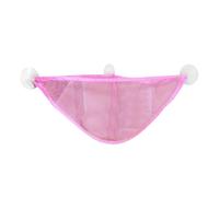 Bath Toy Net, Corner -Suspension Holder - Shower Bag For Bath Toys, Large Bathroom Bucket Bin, Bathtub Toys Net Organizer for Bathroom