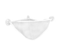 Bath Toy Net, Corner -Suspension Holder - Shower Bag For Bath Toys, Large Bathroom Bucket Bin, Bathtub Toys Net Organizer for Bathroom