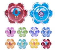 Bath Toy Numbers | Kids Shower Pool Balls - Colorful Sensory Bathtub Floating Number Set for Preschool Shower Activities