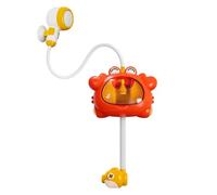 Bath Toy Shower Head | Crab Shape Water Sprayer Bubble Spitting Toy | Children's Shower Sprayer | for Bathtub Bathroom Home Travel Girls Boys