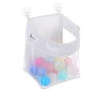Bath Toy Storage Large Capacity Shower Toy Holder Wall-Mounted Large Opening Quick Access Mesh Bathtub Toy Storage Bath Toy Organizer, Bath Toy Basket Toddler Bath Gift