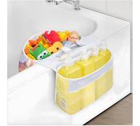 Bath Toy Storage Organizer, Bath Toy Storage Net Bag, Mesh Bath Toy Tidy, Mesh Baby Bath Toy Holder Bag, Bath Toy Organiser with 2 Openings, Bathroom Storage for Organize Toys and Bathroom Supplies