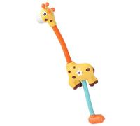 Bath Toys, 360° Adjustable Electric Giraffe Baby Shower Head with Flexible Neck Tube, Battery Operated Baby Bath Sprayer Water Toy with Suction Cup for Toddler Child 3+