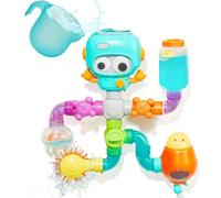 Bath Toys for 3 4 5 6 7 8 Year Olds - DIY Assembly Water Pipe Bathtub Wall Toys for Toddlers, STEM Building Kit for Ages 5-7-8, Tub Time Birthday Gifts for Toddler 3 + Year Old
