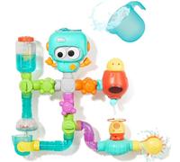 Bath Toys for 3 4 5 6 7 8 Year Olds, DIY Assembly Water Pipe Bathtub Wall Toys for Toddlers, STEM Building Kit for Ages 5-7, Tub Time Birthday Gifts for Toddler 3 + Year Old