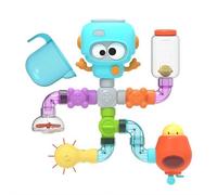 Bath Toys for 3 4 5 6 7 8 Year Olds, STEM Building Bath Toys for Kids, DIY Pipe Assembly Kit with Suction Cups, Educational Bathtub Toy for Toddlers 3+, Creative Tub Time Gifts