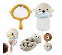 Bath Toys for Kids,Soft Squeeze Bathtub Toy for Babies - Educational Animals Floating Bathing Shower Learning for Parties Outdoor Pool Beach