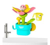 Bath Toys - Interactive Watering Flower Game with Irrigation Cup,Suction Cup Bath Time Toys - for Home Shower Hotel Outdoor Travel Pool Beach Party Kids Ages 1-3