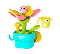 Bath Toys - Interactive Watering Flower Game with Irrigation Cup - Suction Cup Bathtub Water Toys | for Shower Hotel Outdoor Travel Pool Beach Party Kids Ages 1-3