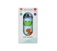 Bath Toys Water Toys for Toddlers, Tiny To Tots Bathtime Fun, Swim Pool Toy Gifts For 0M+ Educational & Fun, Kids Fill N Spill (Baby Bath Buckets)