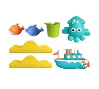 Bath Toys - Waterwheel Activity Set, Interactive Suction Cup Tub Game with Colorful Rotating Sprinkler, Sensory Play Development Function, Ideal for Kids Shower Pool Travel