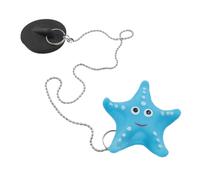 Bath Tub Drain Plug - 5x5x8cm Cartoon Drains Plug With Chain | Effortless Drainage Rubber Floating Bath Tub Stopper, Bathroom Sink Plugs Drain Stopper With Chain