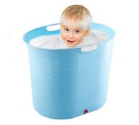 Bath Tub Toddler | Shower Bathroom Soaking Seat Bathtub | No-Slip Ice Bath Tub with Water Drain Plug for Boys and Girls