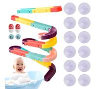 Bath Tub Toys,Interactive Educational Funny - Interactive Bath Toys Water Slide Track - for Boys Girls Ages 3-8 Bathroom Backyard Outdoor Birthday Christmas
