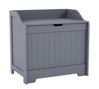 Bath Vida Laundry Chest, Grey, FSC 100%, H 58 x W 56 x D 38 cm (Grey)