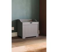 Bath Vida Priano Dual-purpose Storage Laundry Chest Bathroom Home Discount Dark Grey One Size