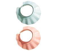 Bath Visor for Kids - Adjustable Baby Hair Washing Shield, Wide Brim Water Splash Guard, Soft Shower Cap Keeps Soap from Eyes and Ears, Ideal for Home Bathroom and Salon Use, 22.83 In