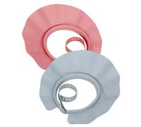 Bath Visor - PP | Soft Comfortable Protector Waterproof | Hair Washing Shield 2 Pieces | Nose Ear Eyes Face Soap Shower Forehead CapShield for Kids Adults Bathing Home Sink