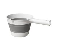 Bath Water Scoop, Multifunctional Foldable Water Spoon, Space-Saving Design Anti-Spill, Thin and Sturdy Material, Convenient for Pouring and Storing, Shower, Kitchen, Jar
