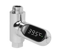 Bath Water Temperature Meter | Digital LED Display C F | Thermometer for Kids, Bathtub, Room, Kitchen, Pool, Spa, Safety Floating Toy, Alert Device, AC