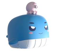 Bath Whale Sprinkler - Electric Fun Baths Toy, Bathtub Water Sprinkler, Features Safe, Electric Function, Bath Toys, Whale Spray Toy for Bathtub, Playtime, Swimming, 3.74x3.94 Inches