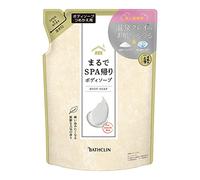 Bathclin Nihon no Meito Spa-Like Body Soap Refill 400 ml - Moisturizing Body Wash Refill with Hot Spring Minerals - Fresh Air Scent - Made in Japan
