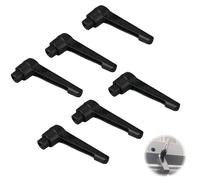 Batheidon Adjustable Clamping Lever M6, Handle Internal Thread Tension Lever Adjustable Made of Metal, Black, Machine Lever for Positioning and Fixing for Welding Machines, Printing Technology