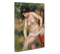 Bather Drying Herself Vol.2 By Pierre-Auguste Renoir Canvas Print | Gallery Wrapped 30mm Frame Wall Art | 30x20 inches | Ready to Hang | Impressionist Picture | Living Room Bedroom Lounge Office