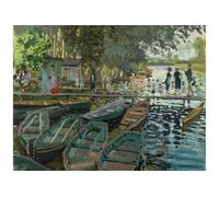 Bathers At La Grenouillere National Gallery 1000 Piece Jigsaw Puzzle KDMD Beige 1000 Pieces