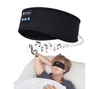 Bathgate Sleep Headphones, Wireless Headphones Bluetooth Built-in HD Stereo Speakers, Super Soft Headband for Side Sleep, Sports, Yoga, Fitness, Relaxation, Personalized Tech Gifts (Black)