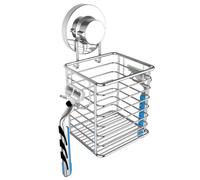 Bathika Toothbrush Holder Suction Cup Wall Mounted Toothpaste and Toothbrushes Holder with Powerful Vacuum or Adhesive System Rustproof Stainless Steel Organizer Electric Toothbrush (Tumbler)