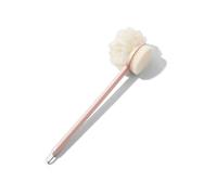 Bathing Artifact Long-Handled Soft-haired Bath Brush Rubbing Ash Rubbing with Foam Pink