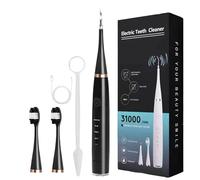 Bathing Brushes Vibration Tooth Cleaner for Dogs and Cats - Rechargeable Odontolith Plaque Remover and Major Cleaning Tool for Pet Care (Black, One Size)