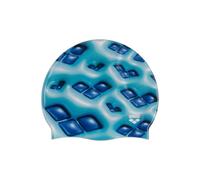 Arena, Swimming Cap HD Unisex Elastic Silicone Adult Training Water Sports Fitness Swimming Accessories Chlorine Protection Pool Hair Protection Foam Blue China One Size
