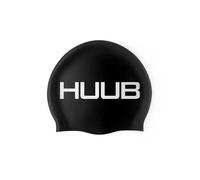 Huub Black Silicone Swim Cap / 100% Silicone/Easy Fitting/One Size
