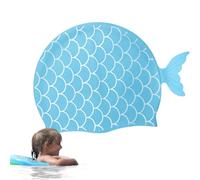 Bathing Hat - Swimming Hats for Kids Swimming Lessons | Silicone Mermaid Cap with Stretchable Fit, Ideal for Girls School Swim Days and Pool Practice, Soft and Durable Design, 22cm