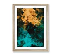 Bathing In Hope Abstract Framed Print | A2 Oak Framed Wall Art | Ready to Hang | Abstract Fantasy Picture | Living Room Bedroom Lounge Office