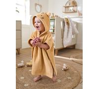 Bathing Poncho for Babies, Animal ochre