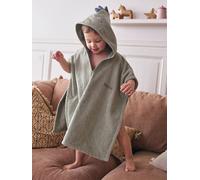 Bathing Poncho for Babies, Animal olive
