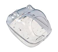 Bathing Sand Container For Hamsters Plastics Bathroom Transparent Box Bathing Toy Accessories For Small Animals Hamster Bathing Sand Bowl Bathroom Sand Box House Bathing Container For Hamster